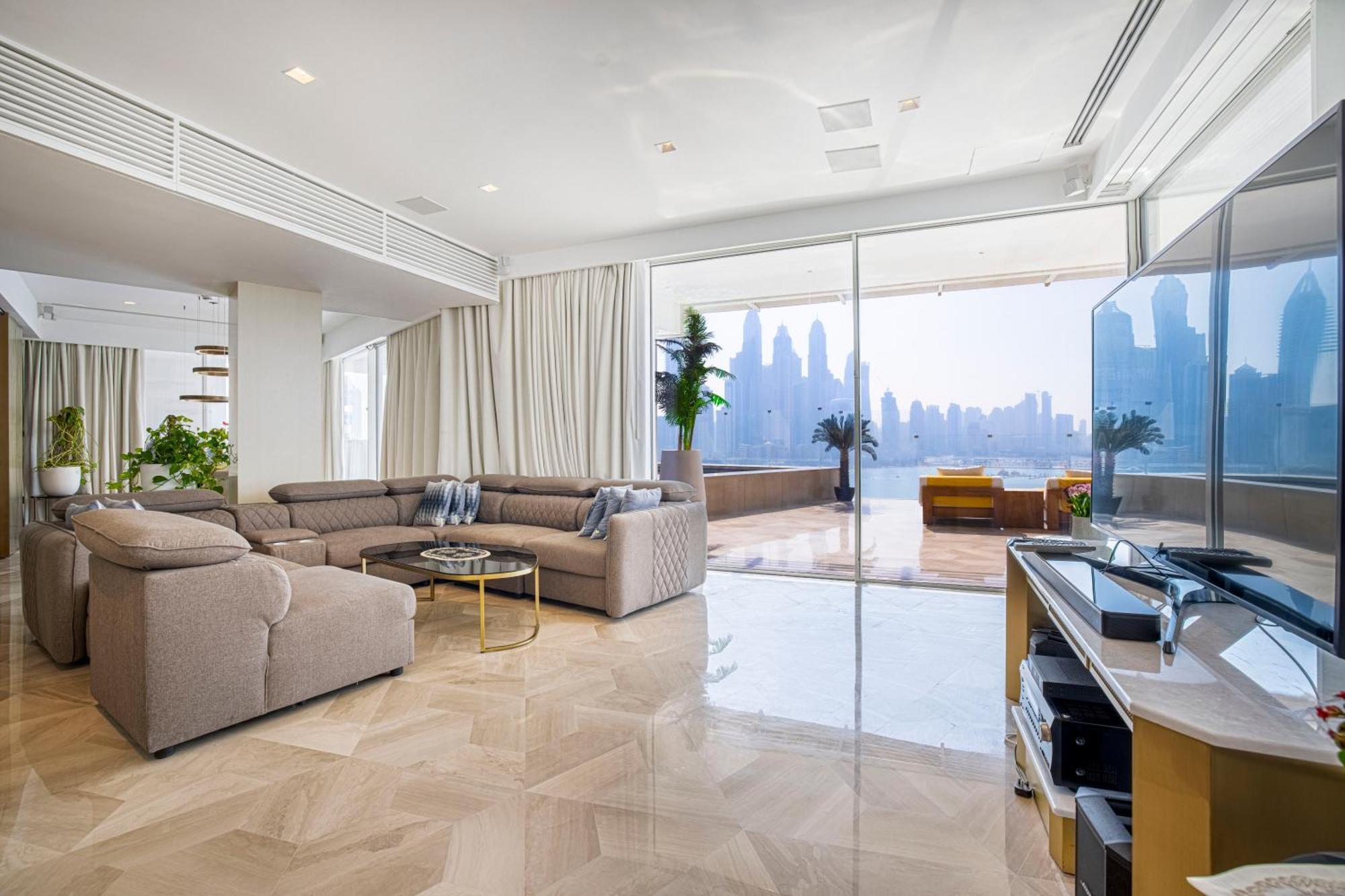 Отель Five Palm Luxury Penthouse Full Marina View & Private Pool Дубай Экстерьер фото
